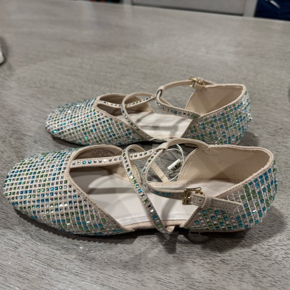 Zara Multicolor Rhinestone Flats - Picture 6 of 6